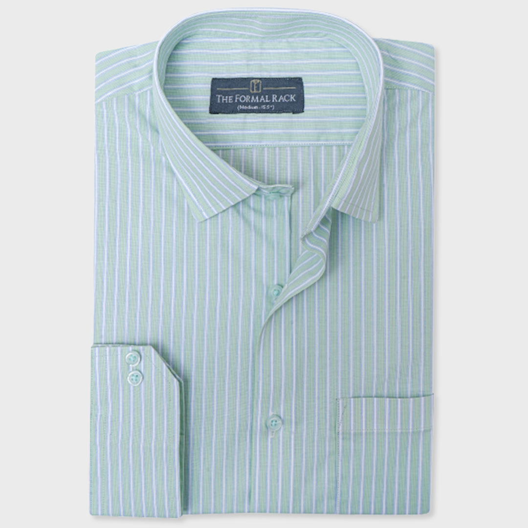 Mint Green Pin Stripes